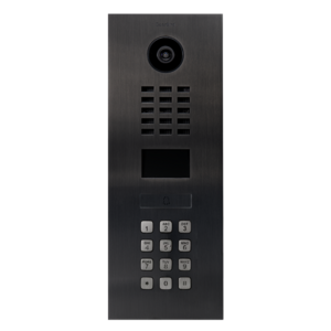 Doorbird ip video door station d2101kv for single-family homes, stainless steel v2a, brushed, pvd coating with titanium finish, Ref. 423870024