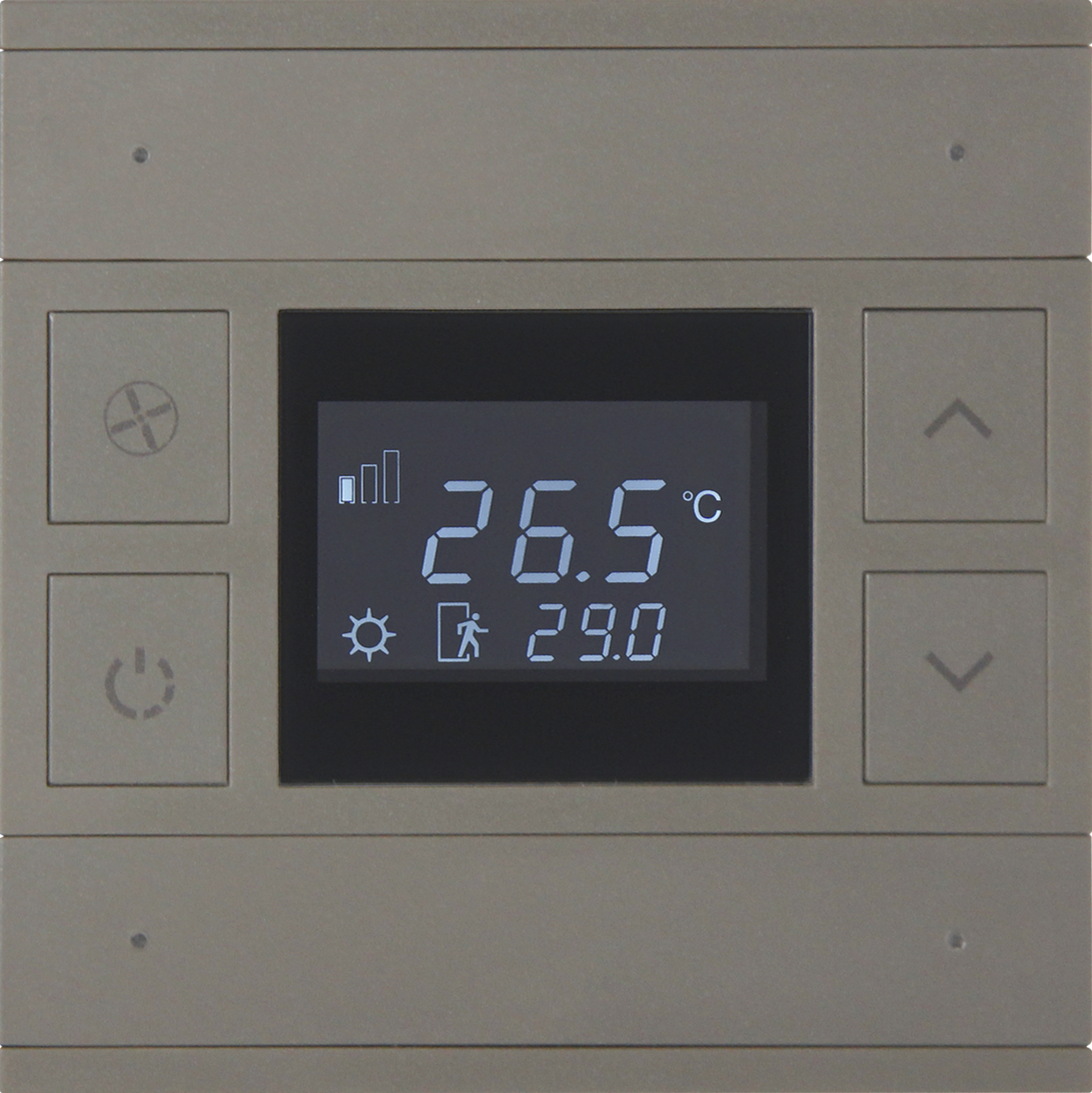 ORIA THERMOSTAT 2 FOLD, FRONT STATUS. ANTIQUE (BLACK GLASS)., Ref. 3331735