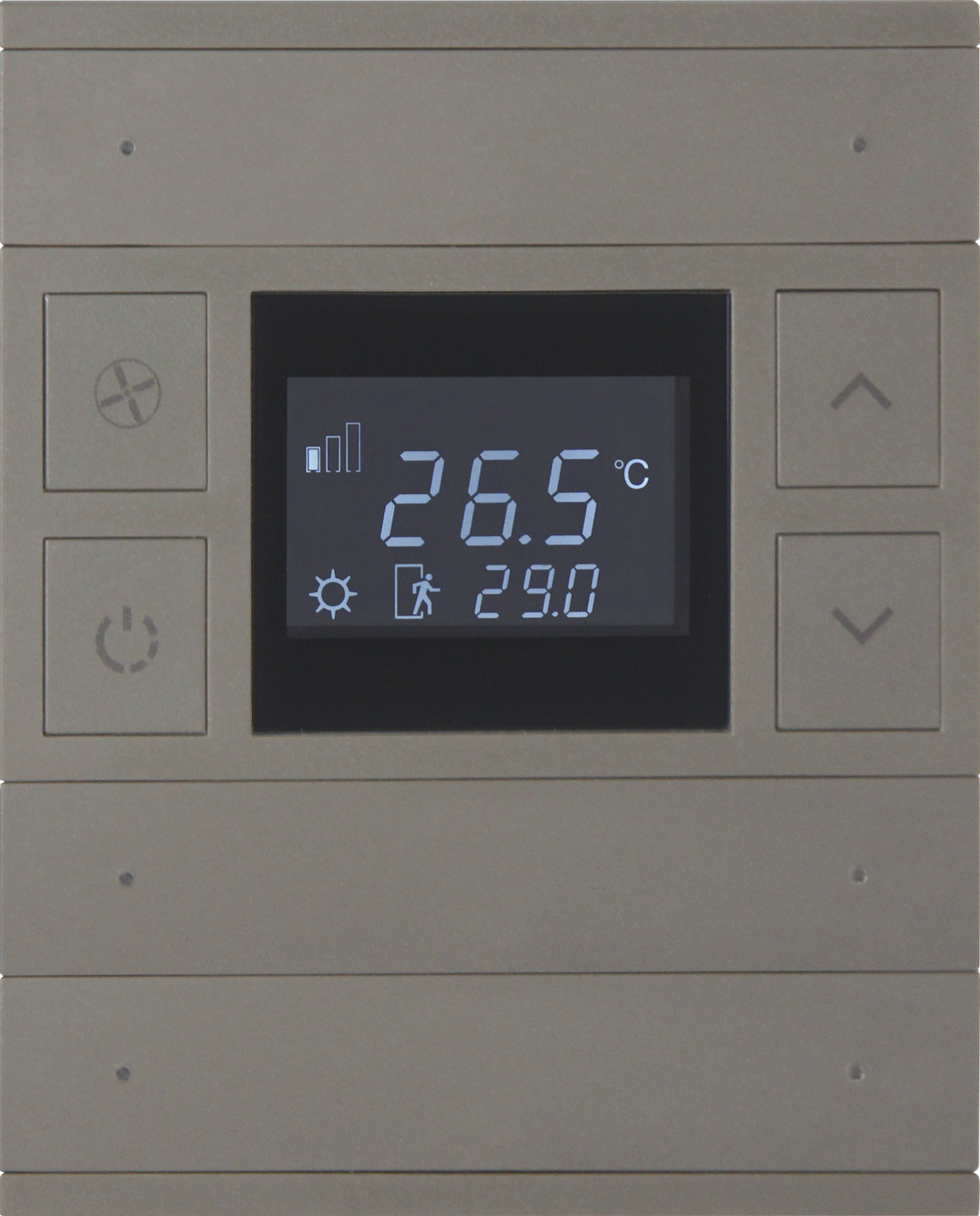 ORIA-THERM-3 FOLD-ANTIQUE-BLACK GLASS-FRONT STATUS., Ref. 3331759