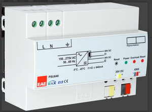 KNX power supply, 640mA, with additional output, Ref. 48023-640