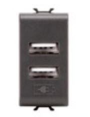 USB base, 02 channels, Ref. INT-C047-01-02