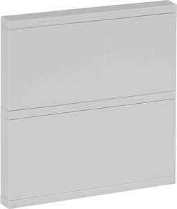 KNX push button 4 rockers, without status, serie ORIA, gray, Ref. INT-OS2-030000