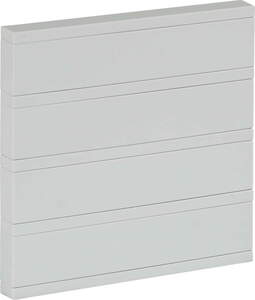 KNX push button 8 rockers, without status, serie ORIA, gray, Ref. INT-OS4-030000