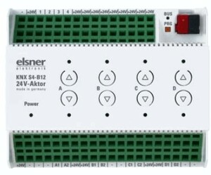 KNX multifuntion actuator with inputs, shutter / switching, 8 binary outputs / 4 channel shutter, 12 inputs, 24VDC, 10A, DIN rail, Ref. 70533