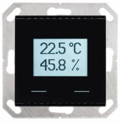 KNX AQS/TH-UP Touch Combined Indoor Sensor: CO2, Temp., Humidity, Ref. 70619