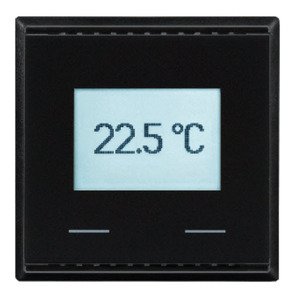 KNX T-UP Touch CH, jet black