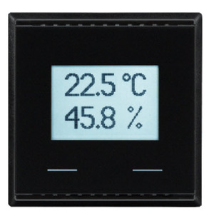 KNX TH-UP Touch CH, black