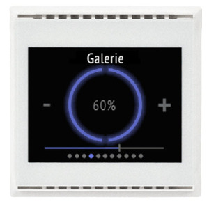  Cala Touch KNX AQS/TH CH, pure white RAL 9010 with temperature, humidity and CO2-sensor