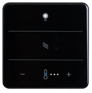 KNX eTR MultiTouch Button for Light, Solar Protection, Temperature