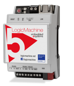 LogicMachine5 Lite Power with KNX TP1, ModBus, Bacnet, 1 x RS-485, 1 x RS-485/RS-232, Passive PoE