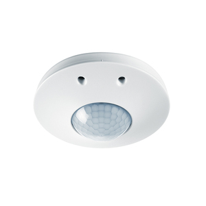 KNX recessed ceiling-mounted presence detector with 360° field of detection, range 8m, in-built accoustic sensor