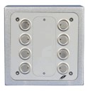 KNX-Tableau with 8 Buttons / LED (On-wall mounting) Aluminium