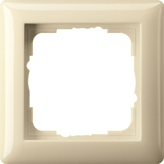 Simple frame, serie STANDARD 55, cream white bright, Ref. 0211 01