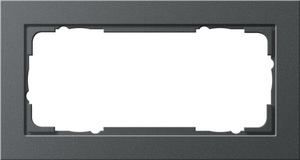 Simple frame, serie E 2, anthracite, Ref. 1002 23
