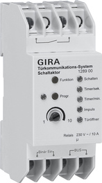 switching actuator with inputs, 1 binary output, 1  input, 230VAC, 10A, DIN rail, Ref. 1289 00