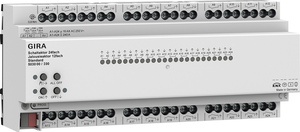 KNX secure multifuntion actuator, shutter / switching, 24 binary outputs / 12 channel shutter, 16A, 140µF C-load, DIN rail, serie Standard, Ref. 5030 00