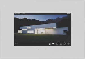 KNX touch panel capacitive, 7" inch, with video intercom, serie HC3, gray, Ref. HC3-KNX-CG