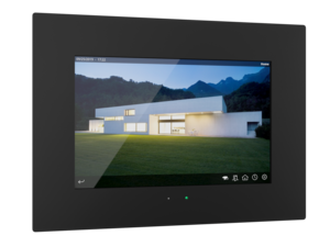 KNX RF touch panel capacitive, 10.1" inch, with video intercom, serie HC3L, black, Ref. HC3L-KNX-CB