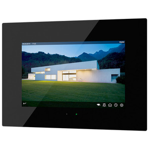 KNX RF touch panel capacitive, 10.1" inch, with video intercom, serie HC3L, black, Ref. HC3L-KNX-GB