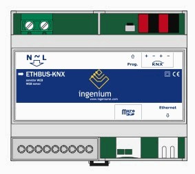 Web server for remote control of KNX installations
