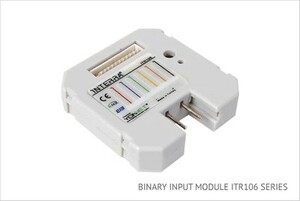 KNX universal interface, 6 inputs, potential free, for switch wall box, Ref. ITR106
