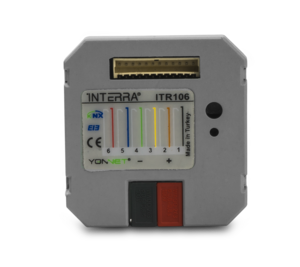 6 Channel KNX Binary Input  Push Button Interface, Ref. ITR106-0000