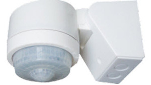 KNX detector movement, PIR, with brightness sensor, wall 1-3m / 2.2m / ceiling, 32m detection range, outdoor, Ref. ITR410-003