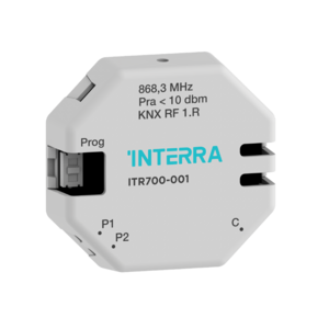 KNX RF universal interface, 2 inputs, potential free, for switch wall box, Ref. ITR700-001