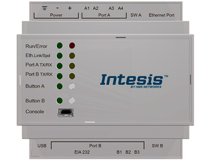 Modbus master / RTU / TCP DALI / DALI 2 compatible lighting gateway, Ref. INMBSDAL0640200