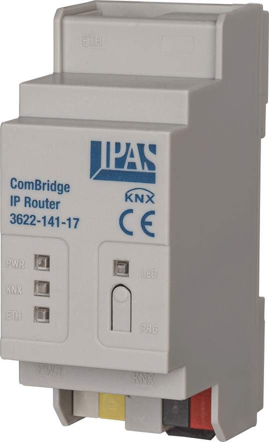 KNXnet/IP router programming interface, CB-IPR, 5 tunnel connections, DIN rail, Ref. 3622-141-17