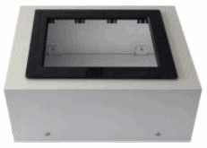 In-wall mounting box for KNX touch panel, surface, serie ETS6C, Ref. 63102-191-02
