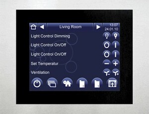 KNX touch panel, 5 - 5.9" inch, serie ETS6C, Ref. 64102-1341-02