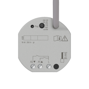 KNX switch actuator, 2-gang KNX blinds actuator, 1-gang 16 A (140 µF), Ref. 230021SU