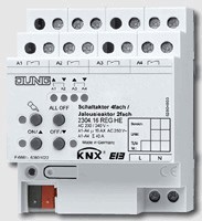 KNX shutter actuator, 2 channel shutter, DIN rail, Ref. 2304.16 REGHE