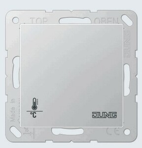 KNX room autostat aluminum, Ref. A 2178 ORTS AL