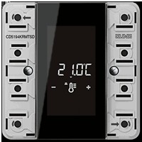 KNX room controller display compact module 4-gang