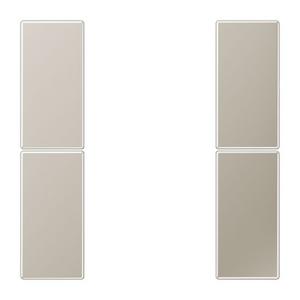 Tastensatz komplett 2fach, Ref. ES 2502 TSA