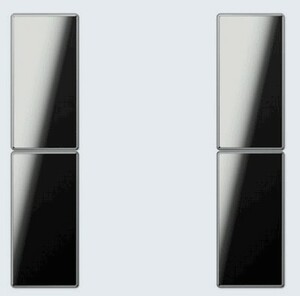 Tastensatz komplett 2fach, Ref. GCR 2502 TSA