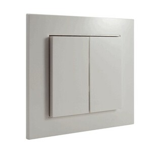 Simple frame, serie EXCLUSIV 55, alpine white, Ref. 86221