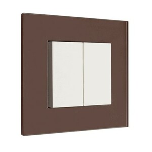 Simple frame, serie EXCLUSIV 55, umbra glass, Ref. 86351