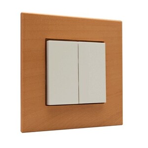 Quintuple frame, serie EXCLUSIV 55, beech tree, Ref. 86385
