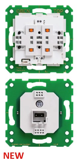 KNX Secure flush mount push button „BUDGET“, Ref. 87840 SEC