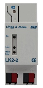 KNX line / area coupler, LK2-2, DIN rail, Ref. 88502