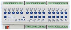 KNX Switch Actuator 24-channel, 12 SU MDRC, 16 A, 230 V AC, C-load, standard, 140 μF, Secure, Ref. AKS-2416.04S