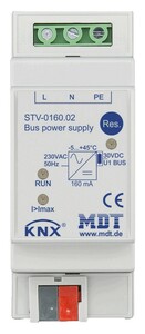 KNX power supply, 160mA, DIN rail, Ref. STV-0160.02
