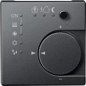 Room temperature control unit FM with 4-gang push-button interface
