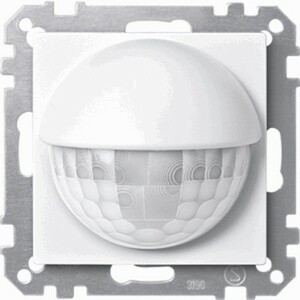 KNX ARGUS Presence 180 ª 2.20 m flush-mounted polar white, glossy