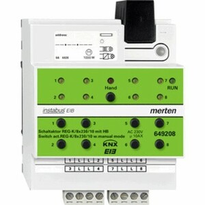 Switch actuator REG-K/8x230/10 with manual mode 