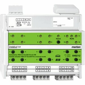 Switch actuator REG-K/12x230/ 10 with manual mode