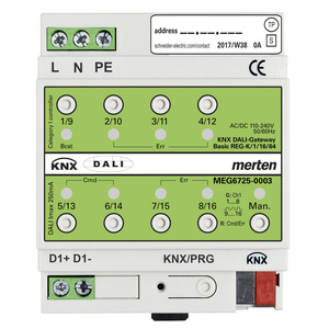 KNX DALI-Gateway Basic REG-K/1/16/6
